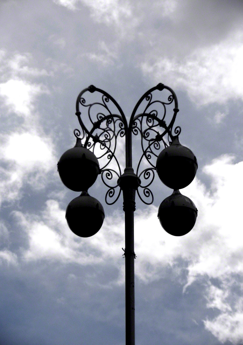 Zagreb, Straßenlaterne