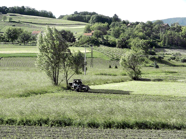 Lepoglava-Zagreb, Landschaft