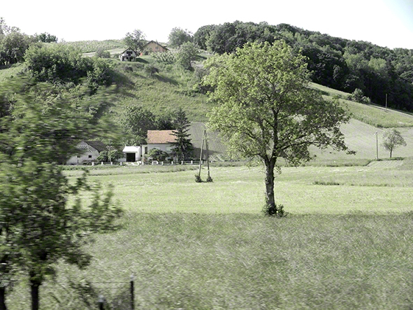 Lepoglava-Zagreb, Landschaft