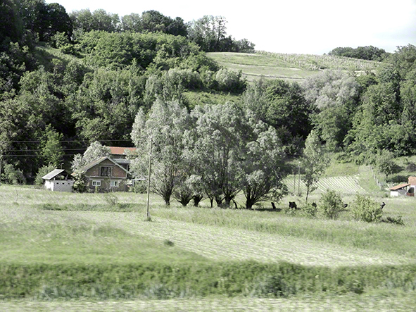 Lepoglava-Zagreb, Landschaft