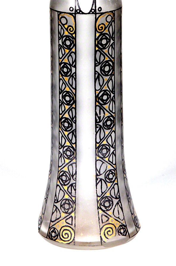 Glasvase Nordböhmen 1915