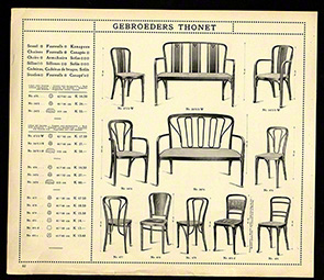Thonet-Katalogseite