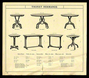 Thonet-Katalogseite