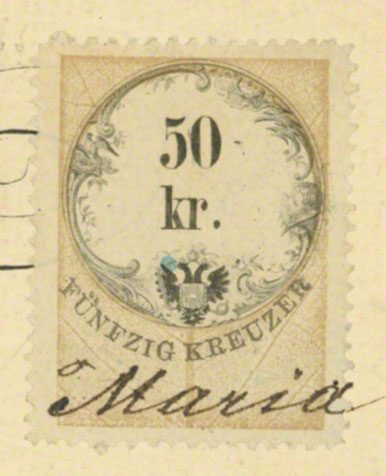 Taufschein Wien 19. Jahrhundert