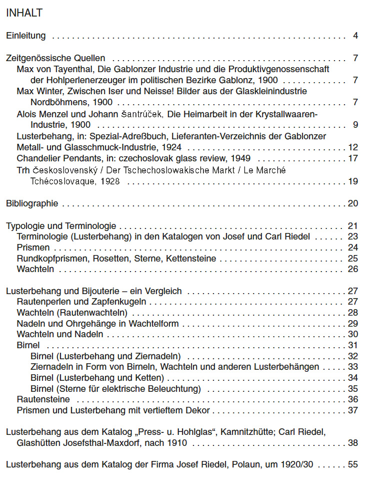 Böhmischer Lusterbehang