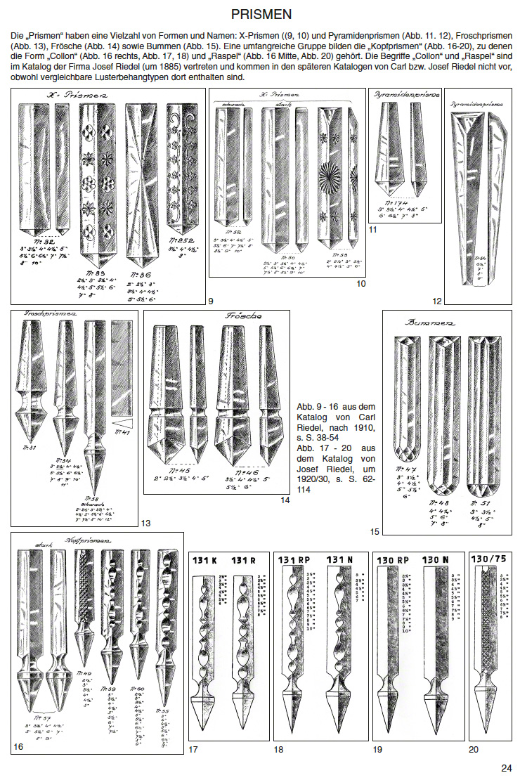 Böhmischer Lusterbehang