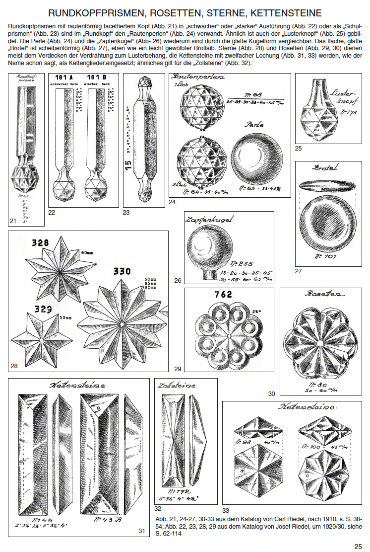 Böhmischer Lusterbehang