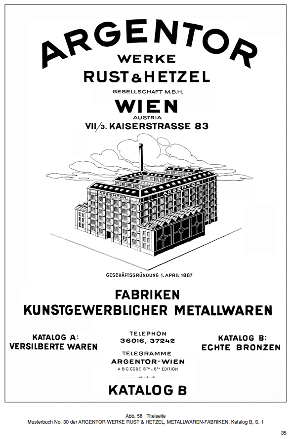 Argentor Musterbuch 30 Echte Bronzen