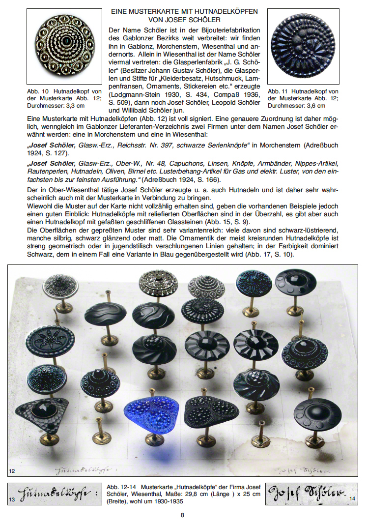 Gablonz Ziernadeln Art Déco