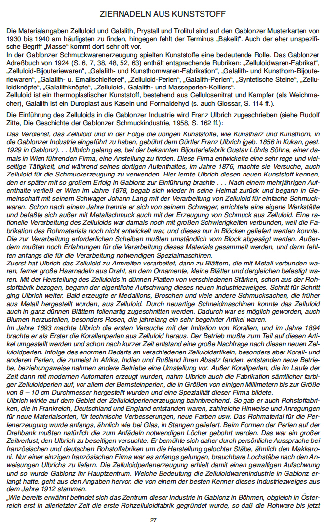 Gablonz Ziernadeln Art Déco