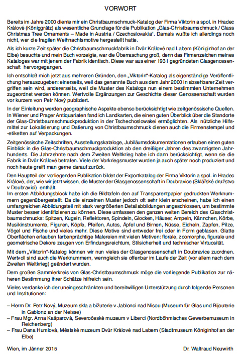 Viktorin Christbaumschmuck