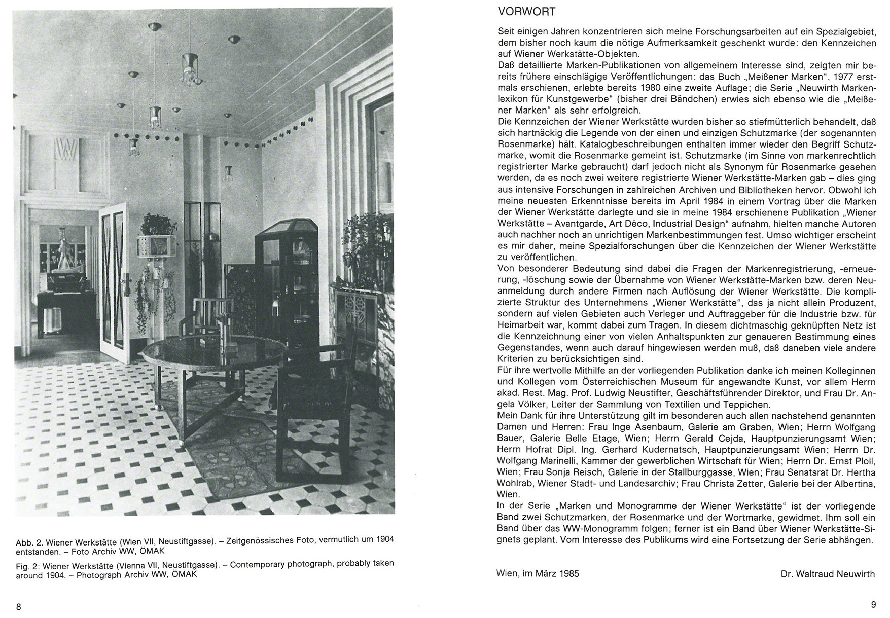 Wiener Werkstätte Schutzmarken