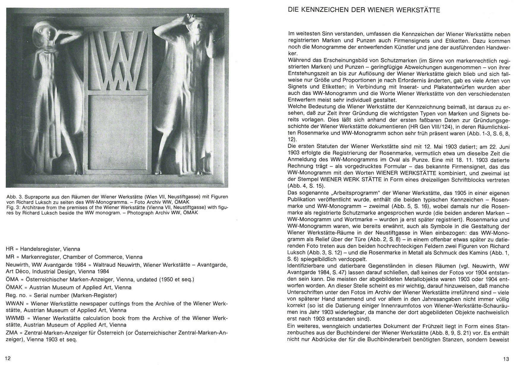 Wiener Werkstätte Schutzmarken