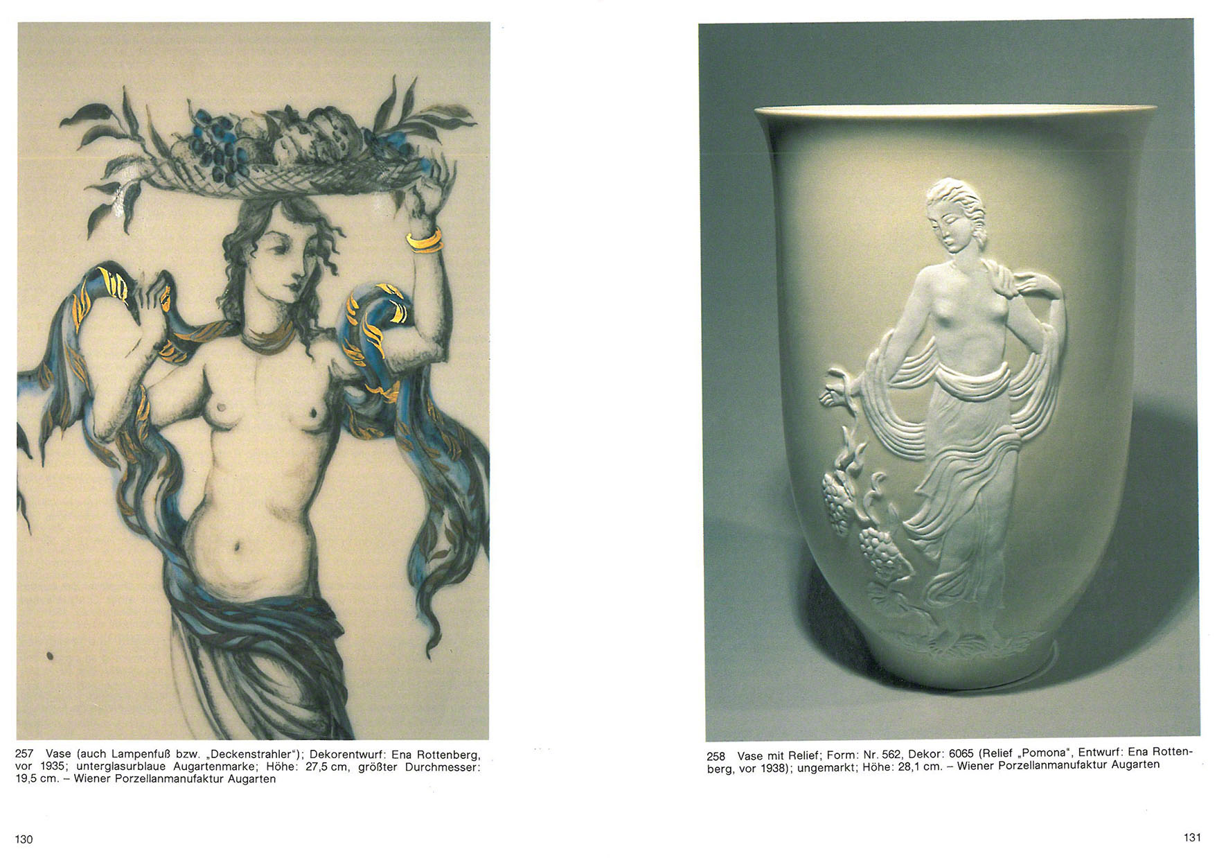 Wiener Porzellan Spätbarock Art Déco