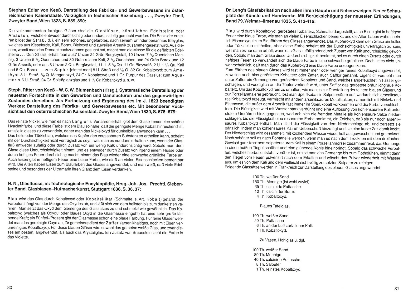 Farbenglas 2 Rot Blau