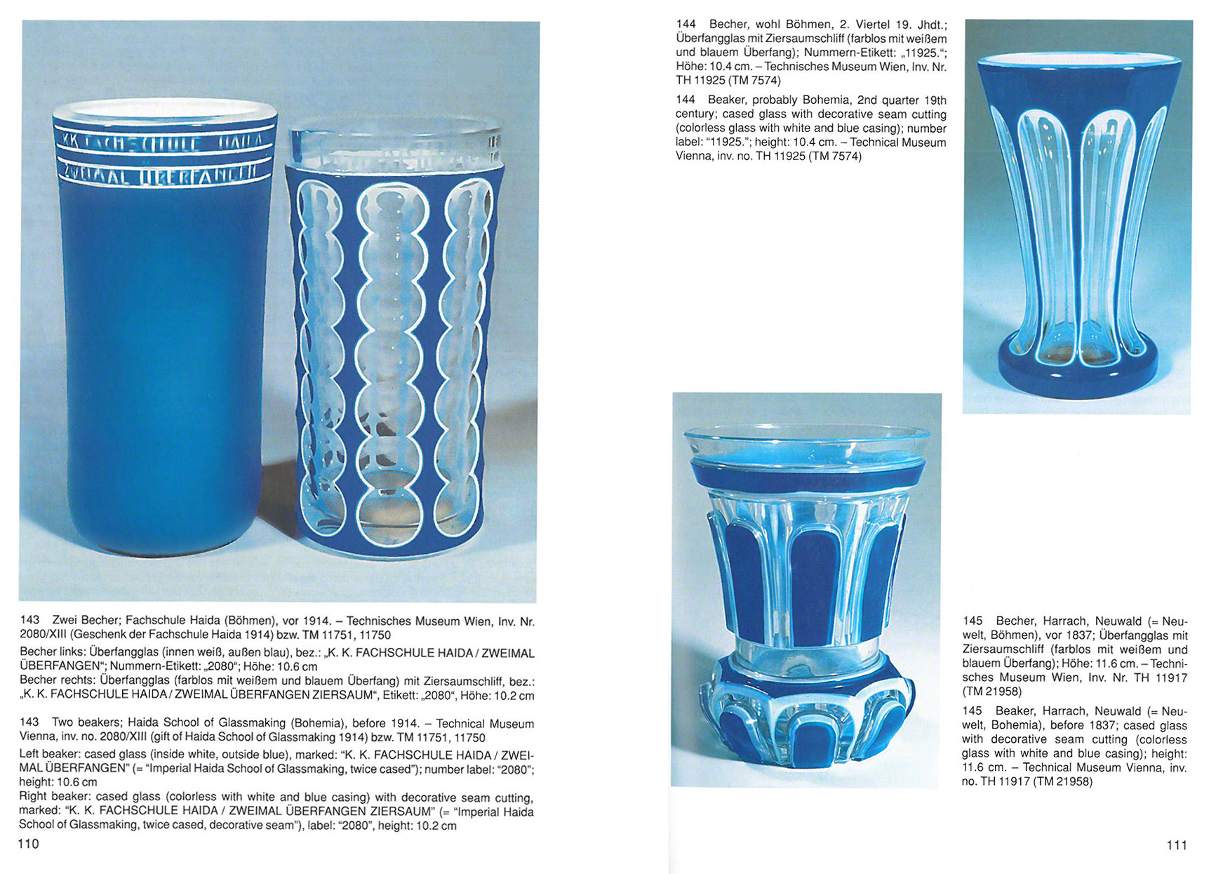 Farbenglas 2 Rot Blau