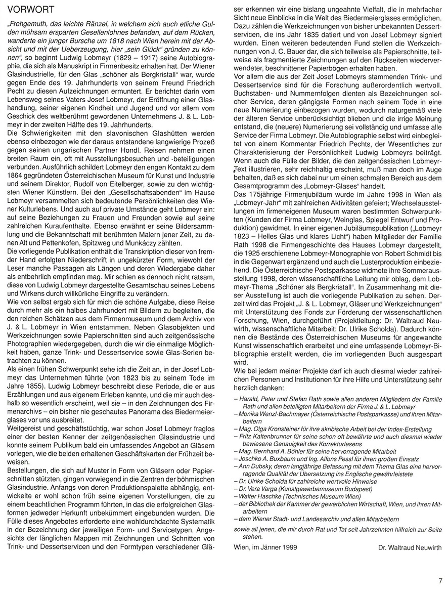 Lobmeyr-Autobiographie