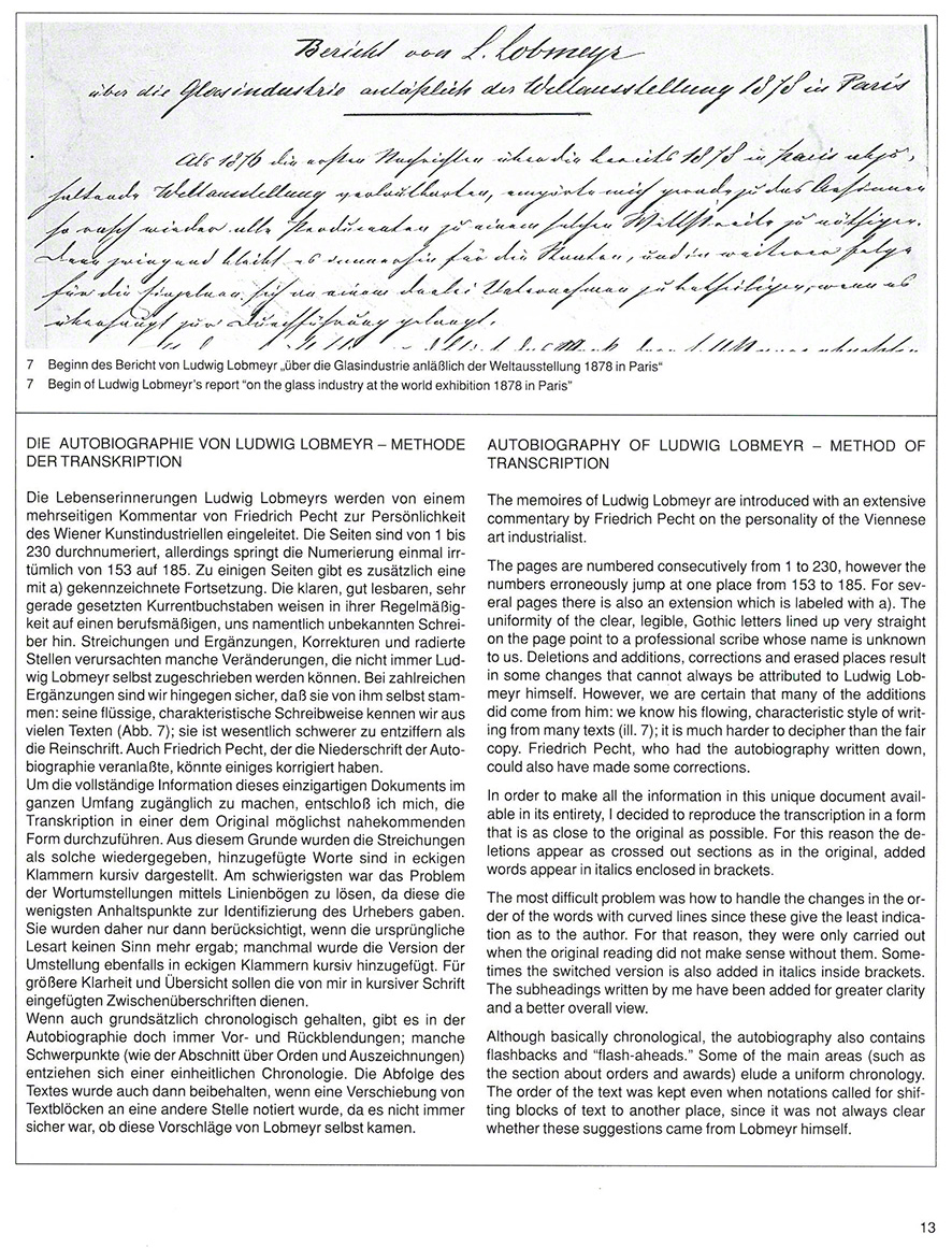 Lobmeyr-Autobiographie